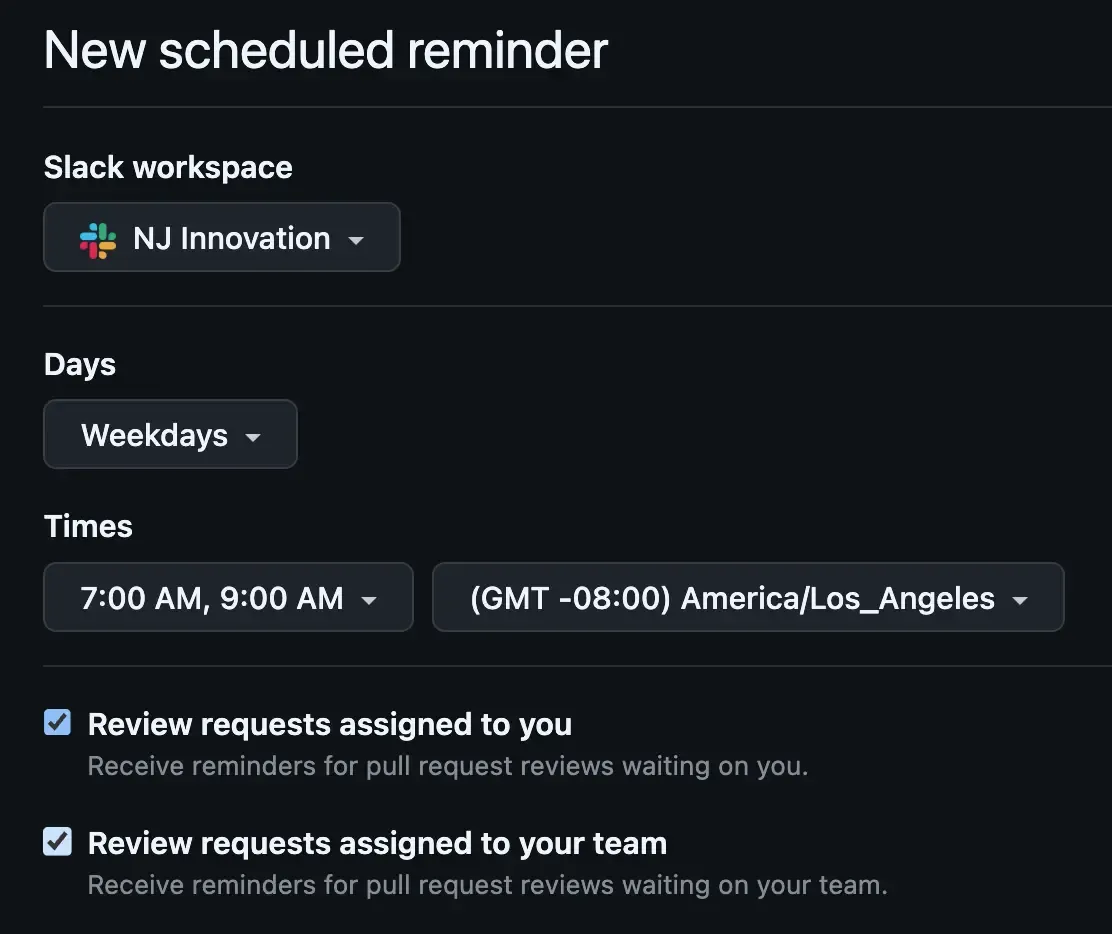 Configuring a new Scheduled Alert in GitHub